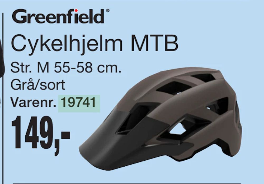 Tilbud på Cykelhjelm MTB fra Harald Nyborg til 149 kr.