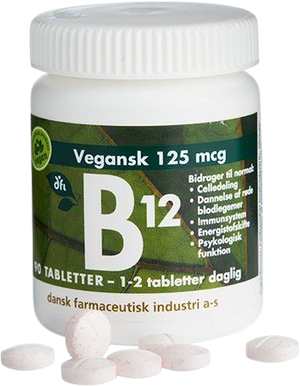 B12 125 mcg (Grønne dfi vitaminer)