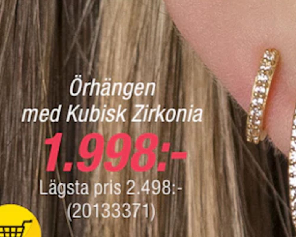 Erbjudanden på Örhängen med Kubisk Zirkonia från Guldfynd för 1 998 kr