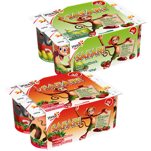 Frukt, -safariyoghurt 6-pack