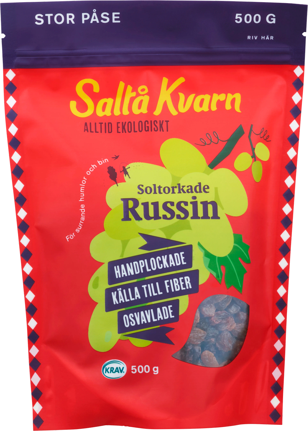 Erbjudanden på Ekologiska Russin (Saltå Kvarn) från ICA Kvantum för 39,90 kr