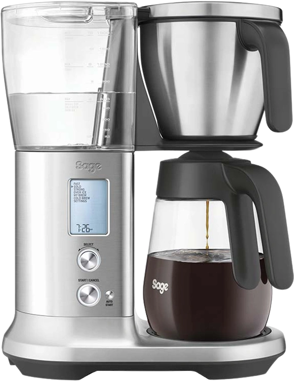 Tilbud på Sage The Precision Brewer kaffemaskine sølv (SAGE) fra Kop & Kande til 1.599 kr.