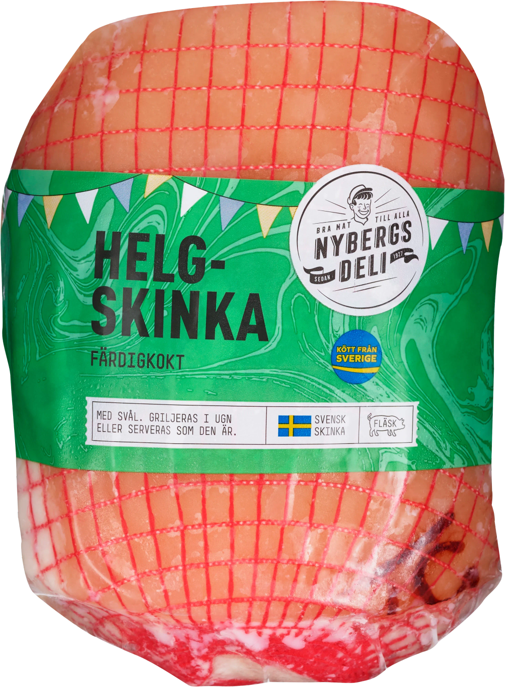 Erbjudanden på Helgskinka (Nybergs Deli. Ursprung Sverige) från ICA Maxi Stormarknad för 49,90 kr