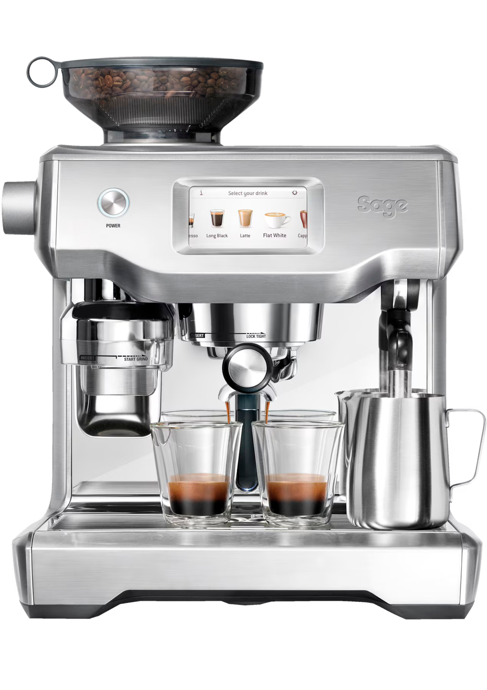 Tilbud på Sage Oracle Touch espressomaskine SES 990 UK fra Elgiganten til 11.999 kr.