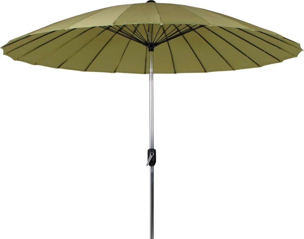 Tilbud på Rindö Parasol, Grøn M. Aluminiumsstel 245 Cm 270 Cm fra My Home Møbler til 299 kr.