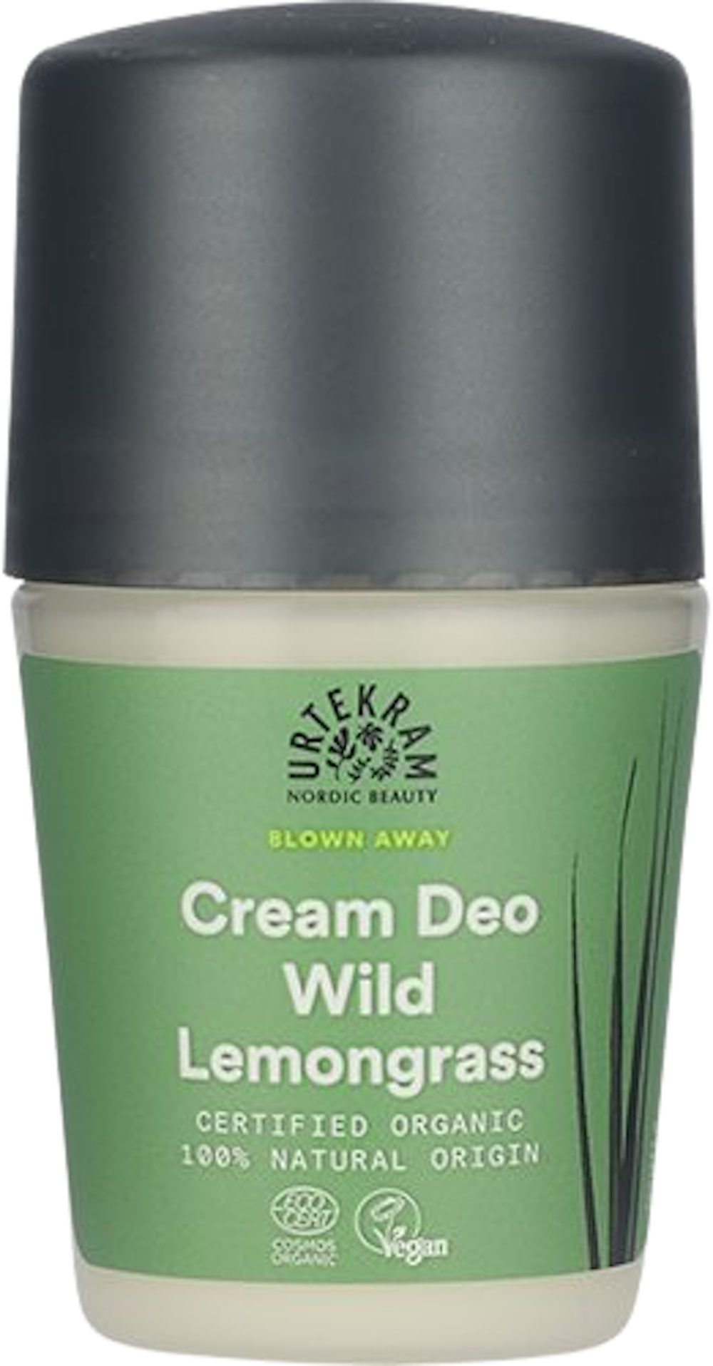 Tilbud på Creme deo roll on Wild Lemongrass (Urtekram) fra Helsam til 55,95 kr.