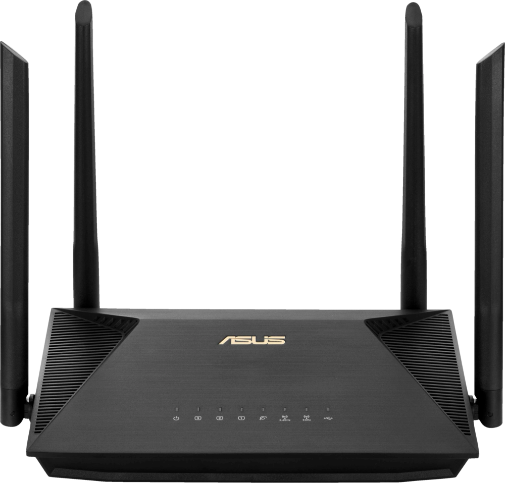 Tilbud på ASUS RT-AX1800U wi-fi-router fra Elgiganten til 499 kr.