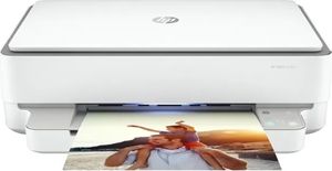 HP ENVY 6020 All-in-One-printer, Termisk inkjet, Farveudskrivning, 4800 x 1200 dpi, Farvekopiering, A4, Grå, Hvid