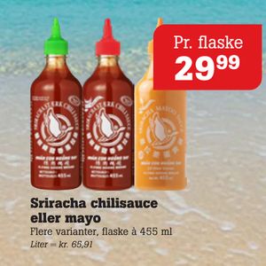 Sriracha chilisauce eller mayo