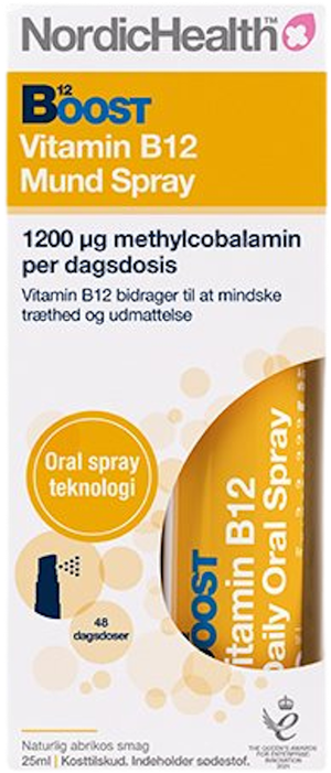 Boost Vitamin B12 Mund Spray (NordicHealth)