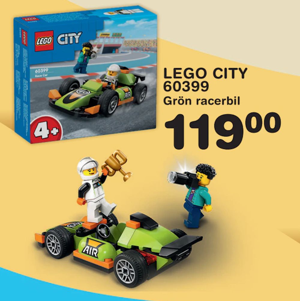Erbjudanden på LEGO CITY 60399 från Lekextra för 119 kr