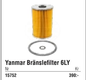 Yanmar Bränslefilter 6LY