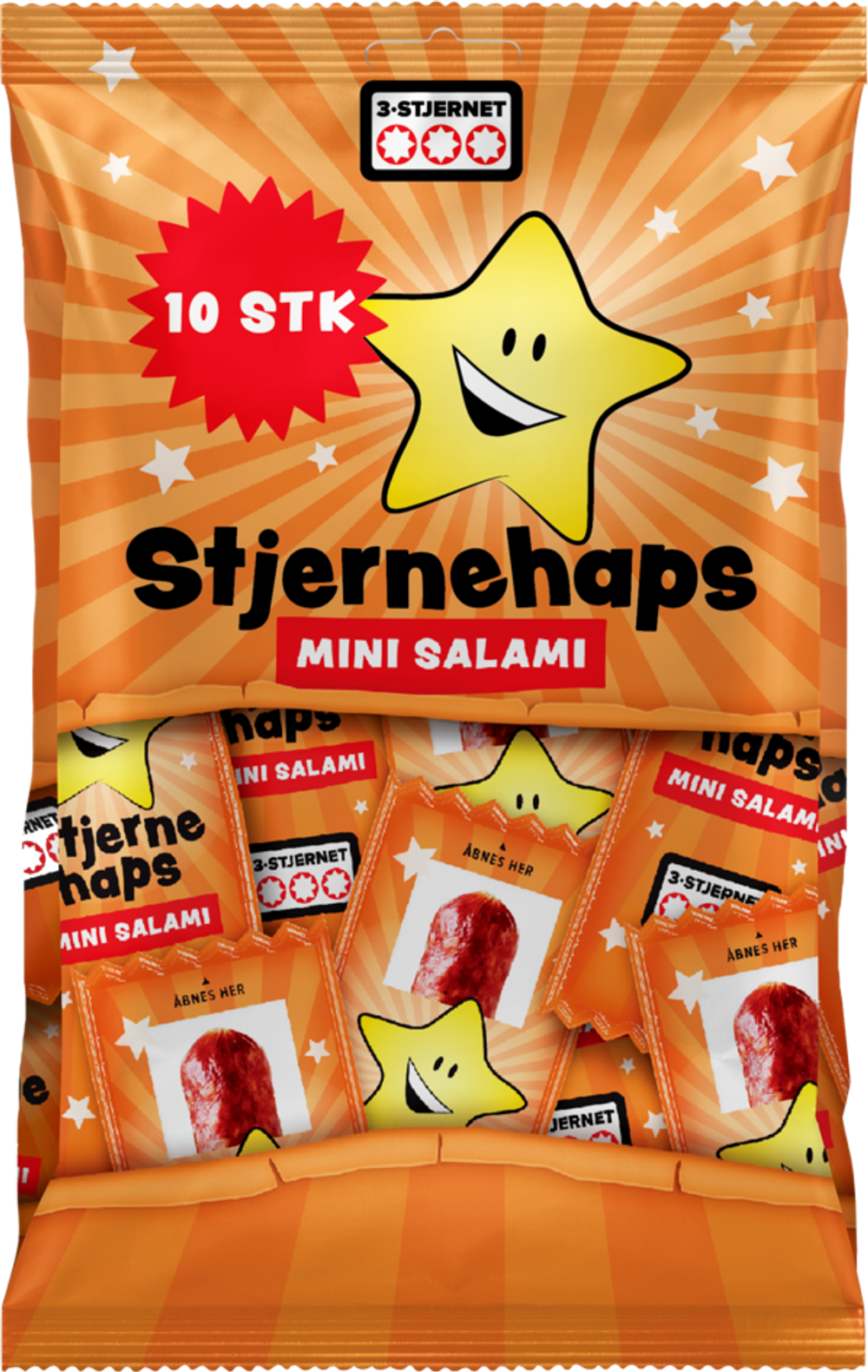 Tilbud på Stjernehaps mini salami 10 stk. fra Fleggaard til 20 kr.