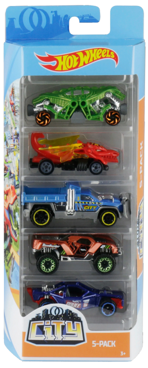 Bilar Hot Wheels 5-pack