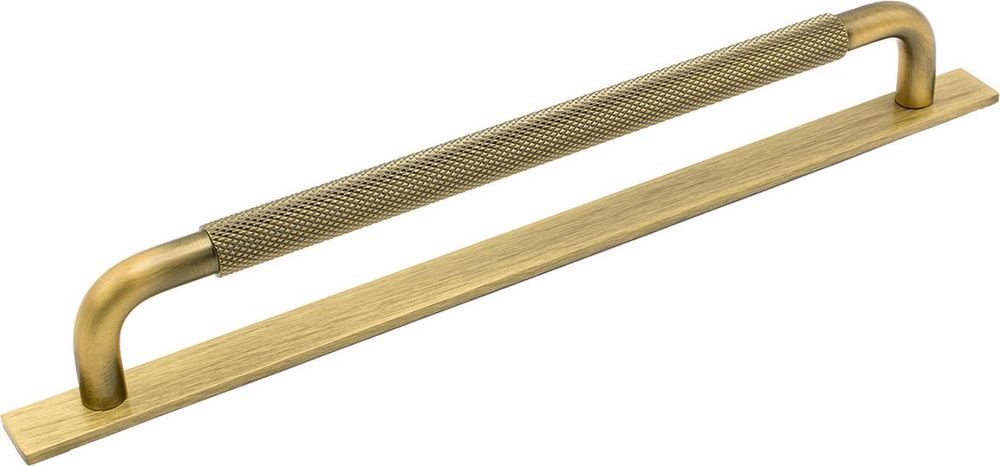 Tilbud på HELIX Håndtak m/bakplate 233 mm (C/C:224), Antikk bronse fra Flisekompaniet til 363 kr