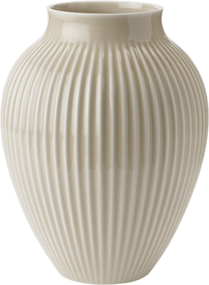 Knabstrup Ripple vase beige H27 cm (Knabstrup Keramik)