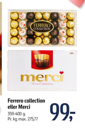 Ferrero collection eller Merci