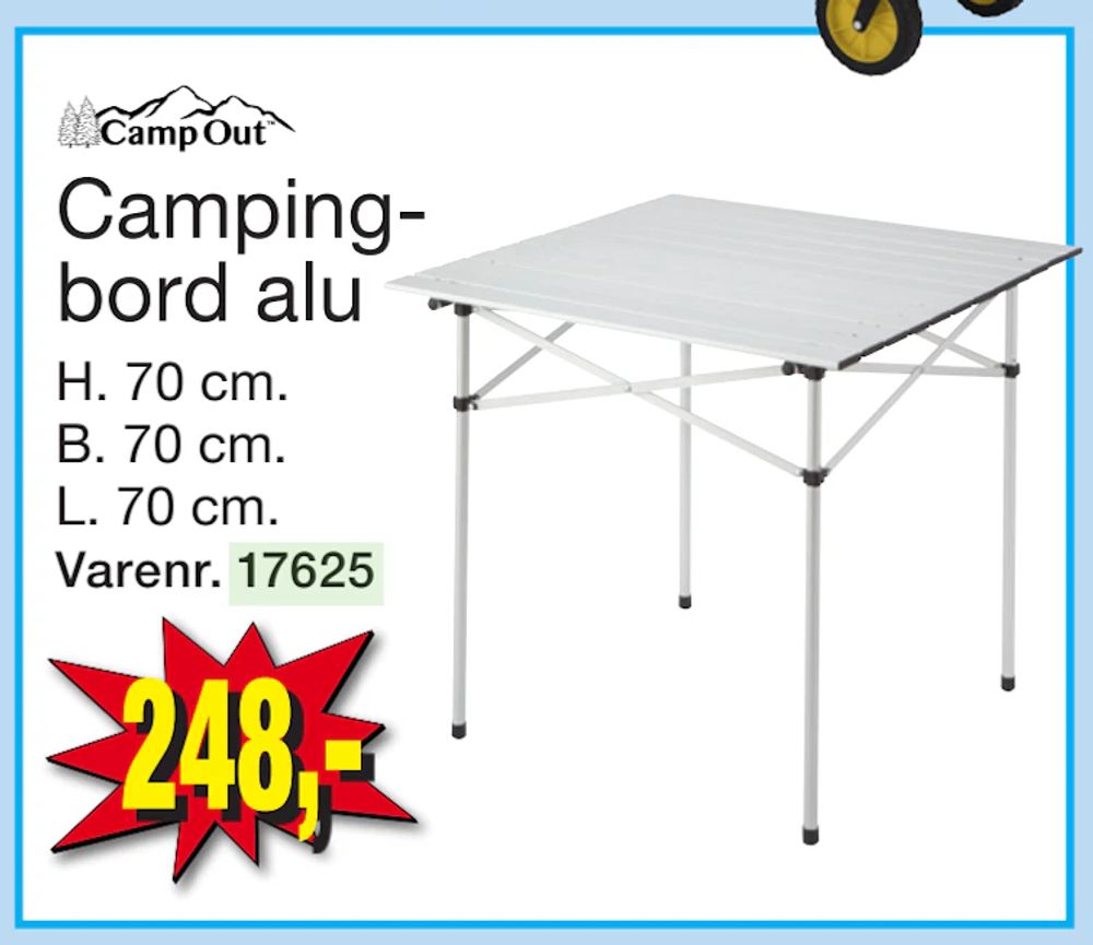 Tilbud på Campingbord alu fra Harald Nyborg til 248 kr.