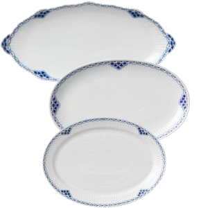 Royal Copenhagen Prinsesse oval fad/tallerken