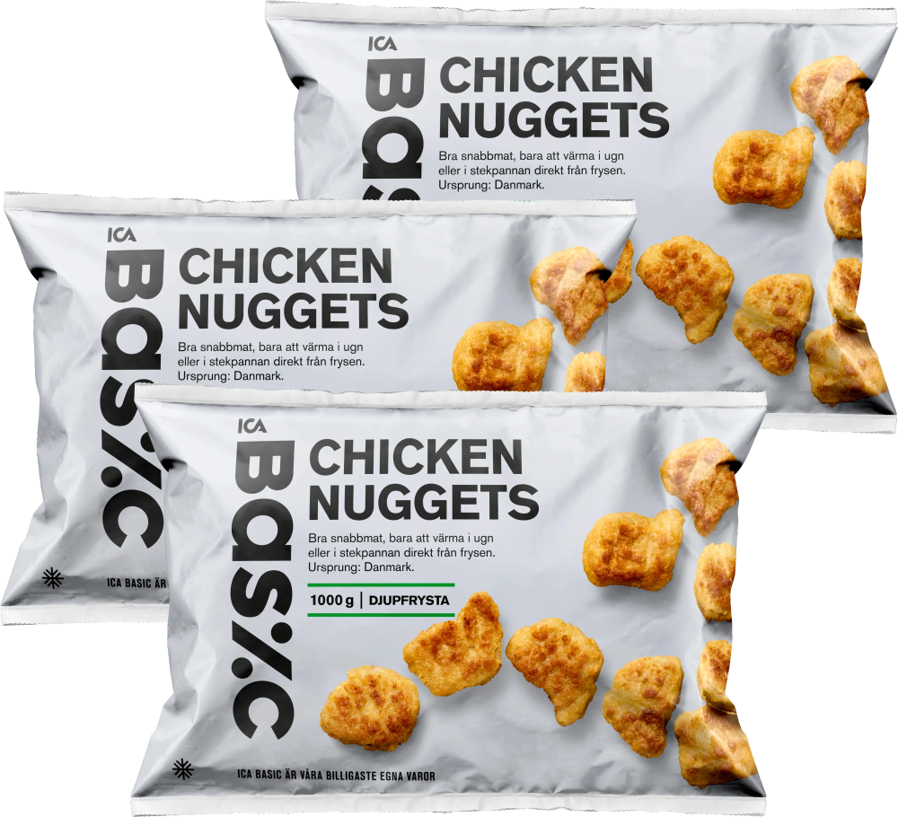 Erbjudanden på Frysta chicken nuggets (ICA) från ICA Kvantum för 100 kr