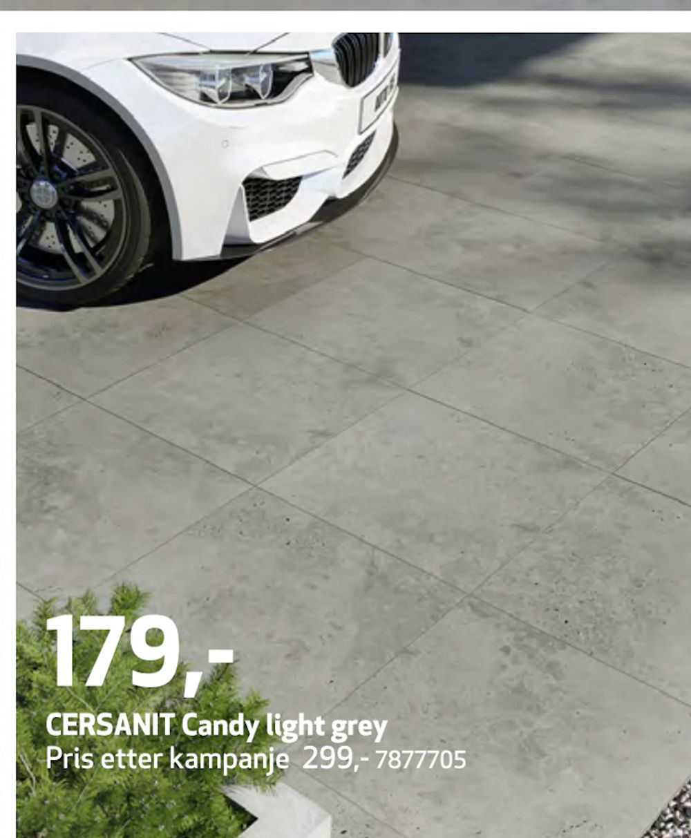 Tilbud på CERSANIT Candy light grey fra Flisekompaniet til 179 kr