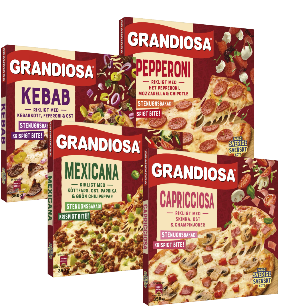 Erbjudanden på Fryst Pizza X-tra allt (Grandiosa) från ICA Maxi Stormarknad för 125 kr