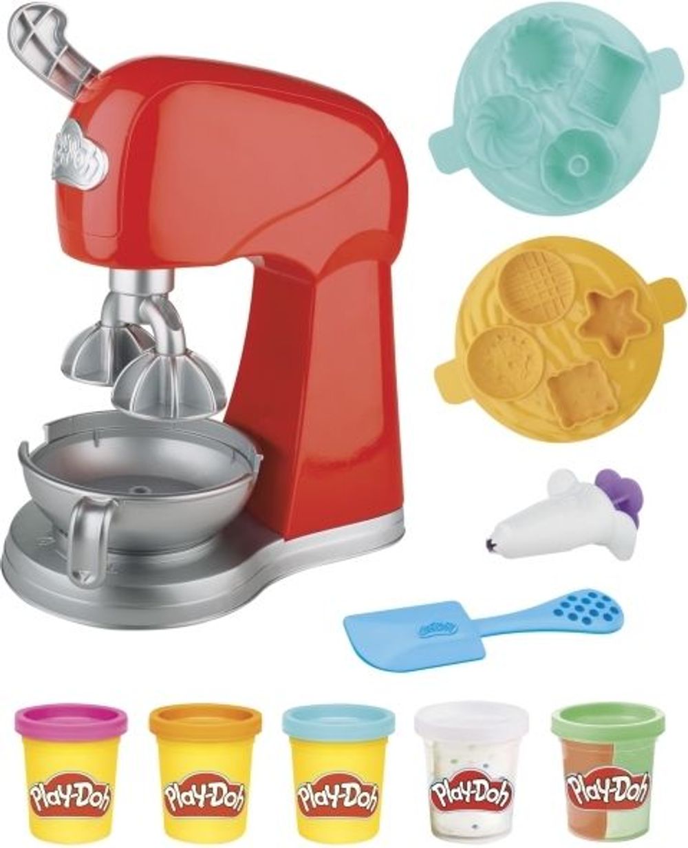 Tilbud på Play-Doh Kitchen Creations Magical Mixer Playset, Madlavningssæt til børn, 3 År, Ikke giftig, Ler, Flerfarvet fra ComputerSalg til 290,74 kr.