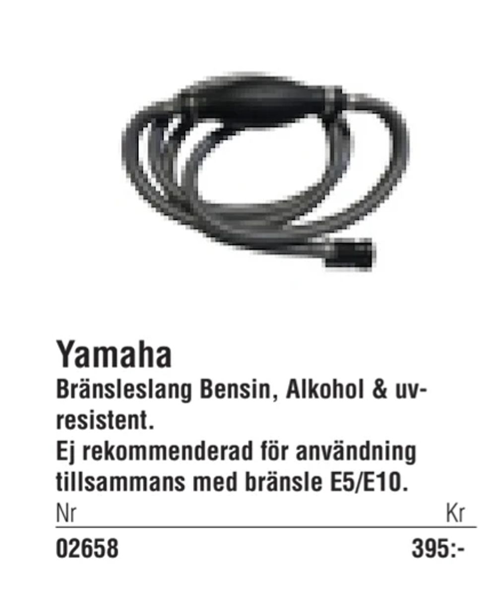 Erbjudanden på Yamaha från Erlandsons Brygga för 395 kr