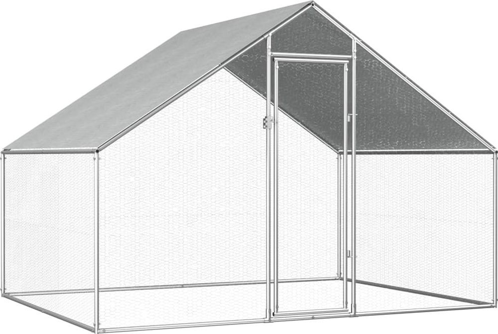 Erbjudanden på vidaXL Hönsbur för utomhusbruk 2,75x2x1,92 m galvaniserat stål från vidaXL.se för 2 260 kr