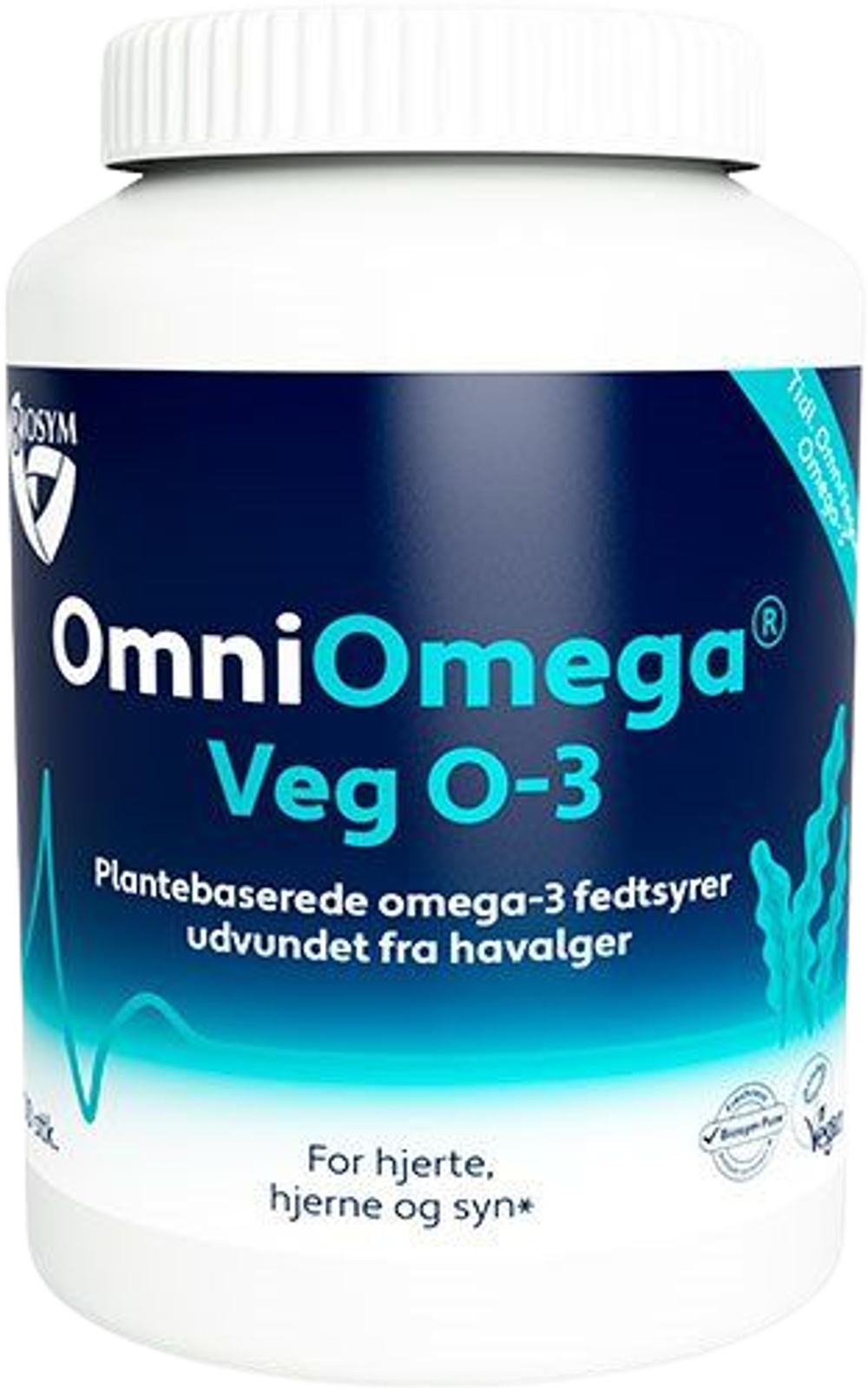 Tilbud på OmniOmega Veg O-3 (Biosym) fra Helsam til 319 kr.