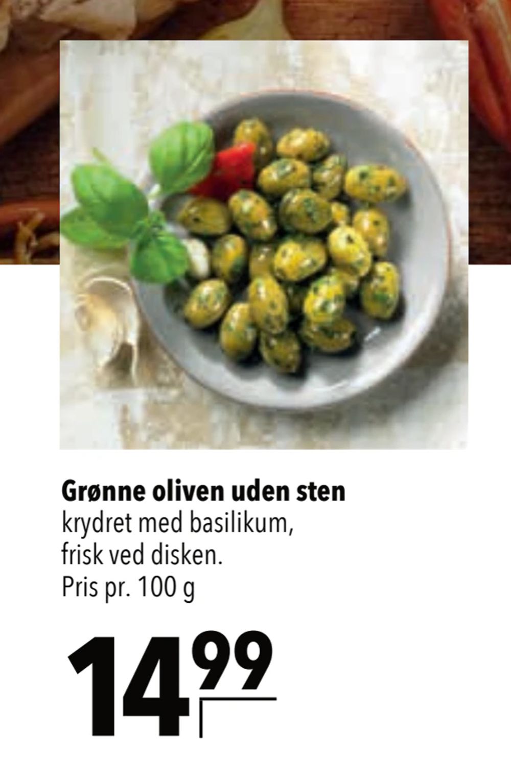 Tilbud på Grønne oliven uden sten fra CITTI til 14,99 kr.