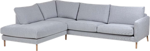 Sabia Sofa M. Open-end, Lysegrå (Venstrevendt) 78 Cm 260 Cm