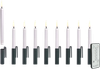 Juletræslys m. Klips LED 9 stk. 1,3x13,8 cm, Hvid (Uyuni Lighting)