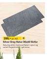 Silver Grey Natur 30x60 Skifer