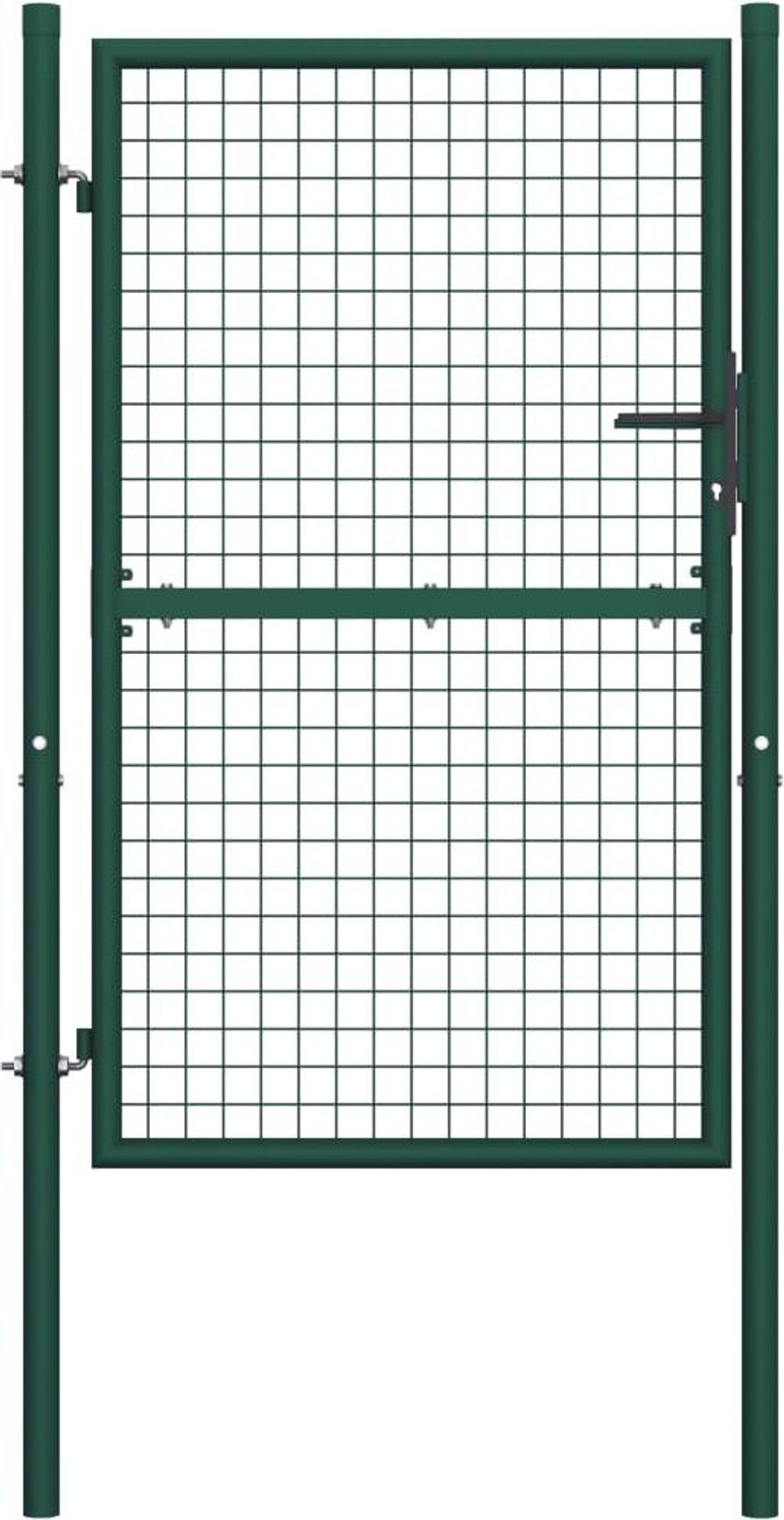 Erbjudanden på vidaXL Grind stål 100x150 cm grön från vidaXL.se för 1 794 kr