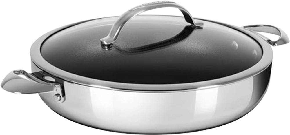 Tilbud på Scanpan HaptIQ non-stick chefpande med låg 32 cm fra Kop & Kande til 1.499 kr.