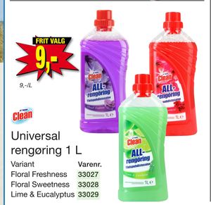 Universal rengøring 1 L