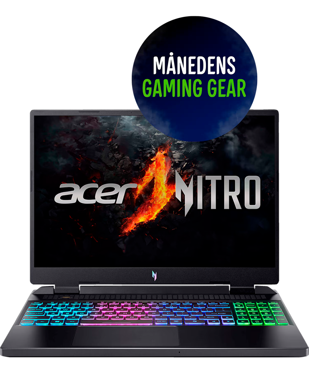 Tilbud på Acer Nitro 16 R7-8HS/16/1TB/4060/165Hz 16" bærbar gaming computer fra Elgiganten til 8.888 kr.