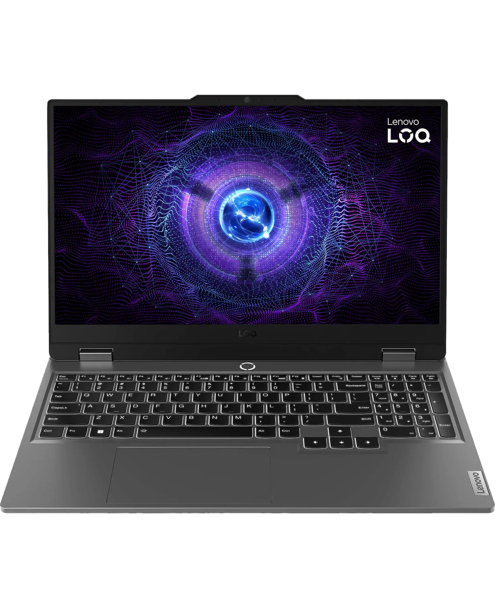 Tilbud på Lenovo LOQ 15IAX9 i5-12HX/24/512/3050 15,6" bærbar gaming-computer fra Elgiganten til 5.999 kr.