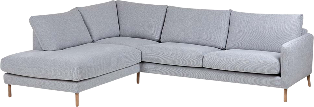 Tilbud på Sabia Sofa M. Open-end, Lysegrå (Venstrevendt) 78 Cm 260 Cm fra My Home Møbler til 9.099 kr.