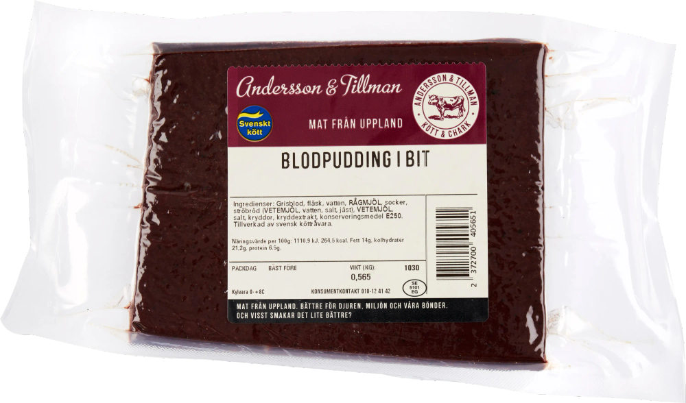 Erbjudanden på Närproducerad Blodpudding (Andersson & Tillman) från ICA Kvantum för 59,95 kr