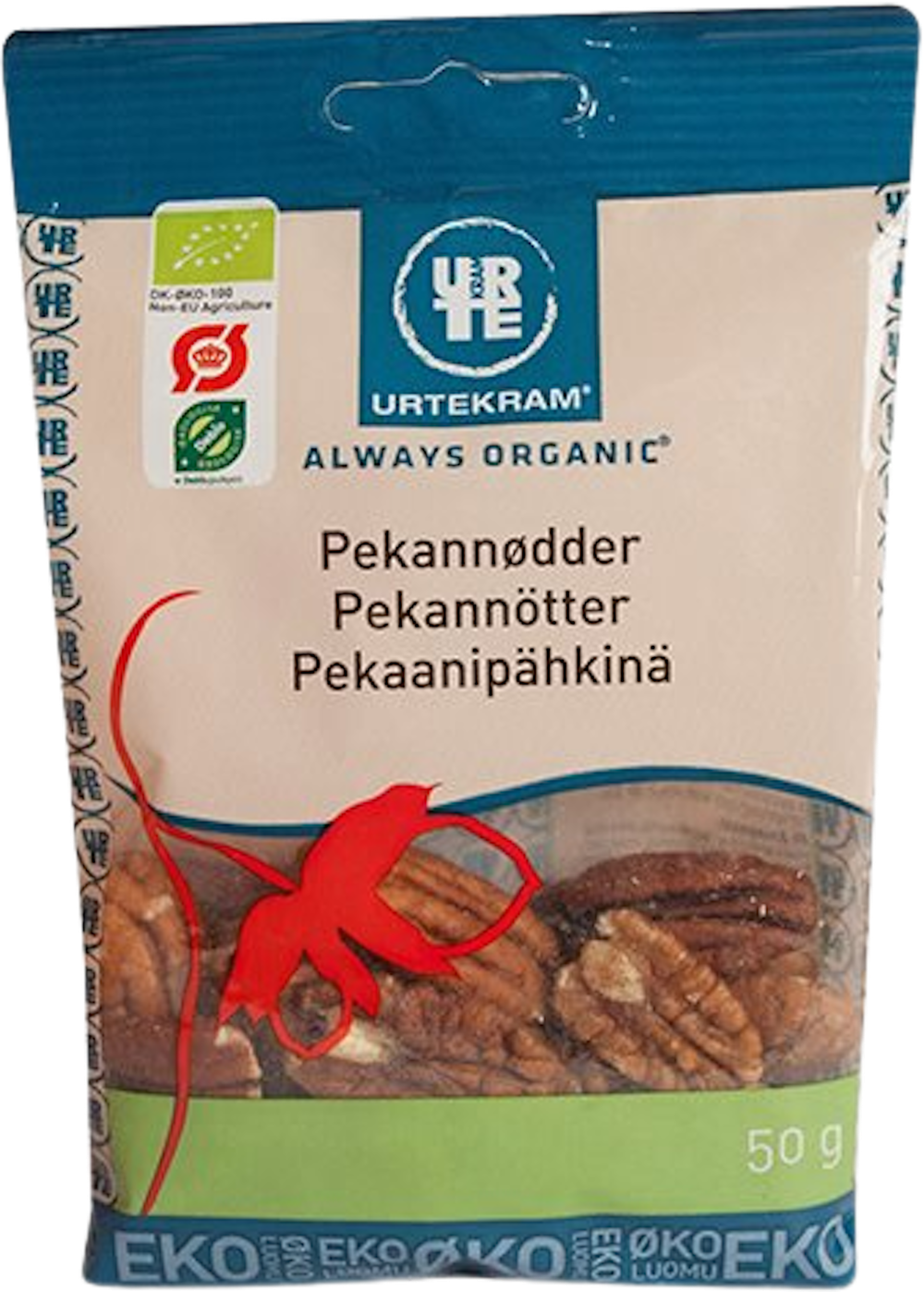 Tilbud på Pekannødder Øko (Urtekram) fra Helsam til 30,95 kr.