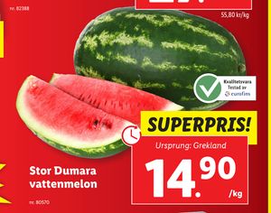 Stor Dumara vattenmelon