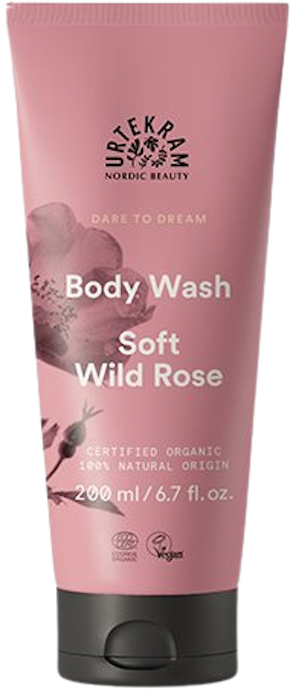 Tilbud på Body Wash Soft Wild Rose (Urtekram) fra Helsam til 56,95 kr.