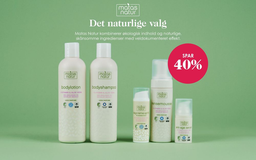 Tilbud på alt Matas Natur fra Matas til 47,95 kr.