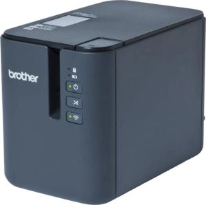 Brother PT-P950NW - Etiketprinter - termo transfer - Rulle (3,6 cm) - 360 x 720 dpi - op til 60 mm/sek. - USB 2.0, LAN, Wi-Fi(n) - cutter