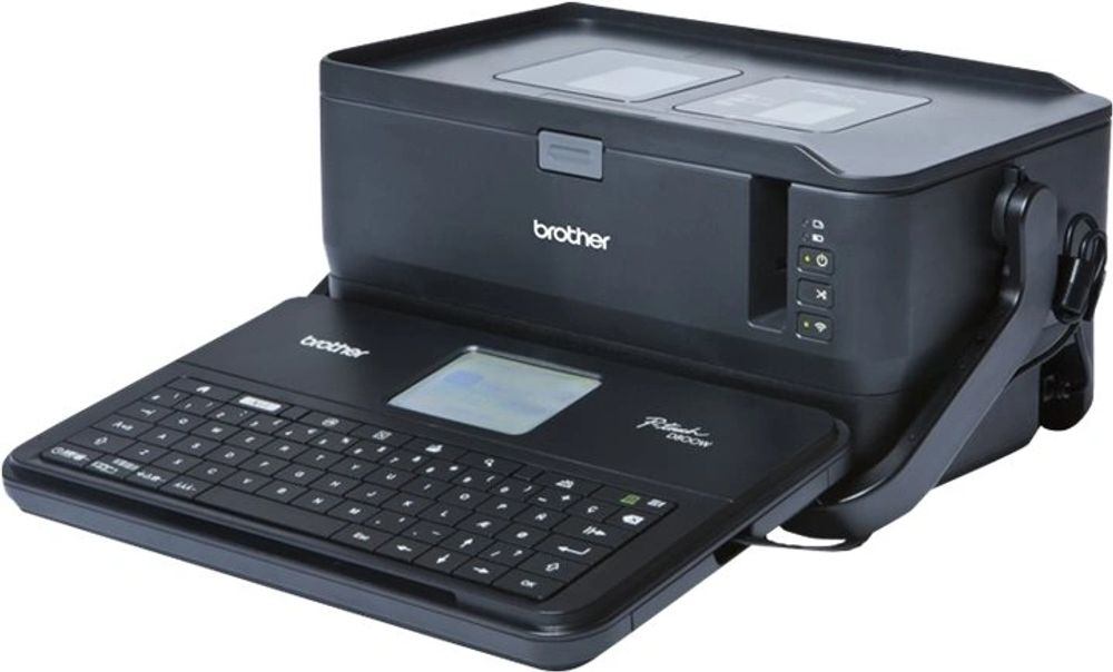 Tilbud på Brother PT-D800W - Etiketprinter - termo transfer - Rulle (3,6 cm) - 720 x 360 dpi - op til 60 mm/sek. - USB 2.0, Wi-Fi(n) fra ComputerSalg til 2.805 kr.