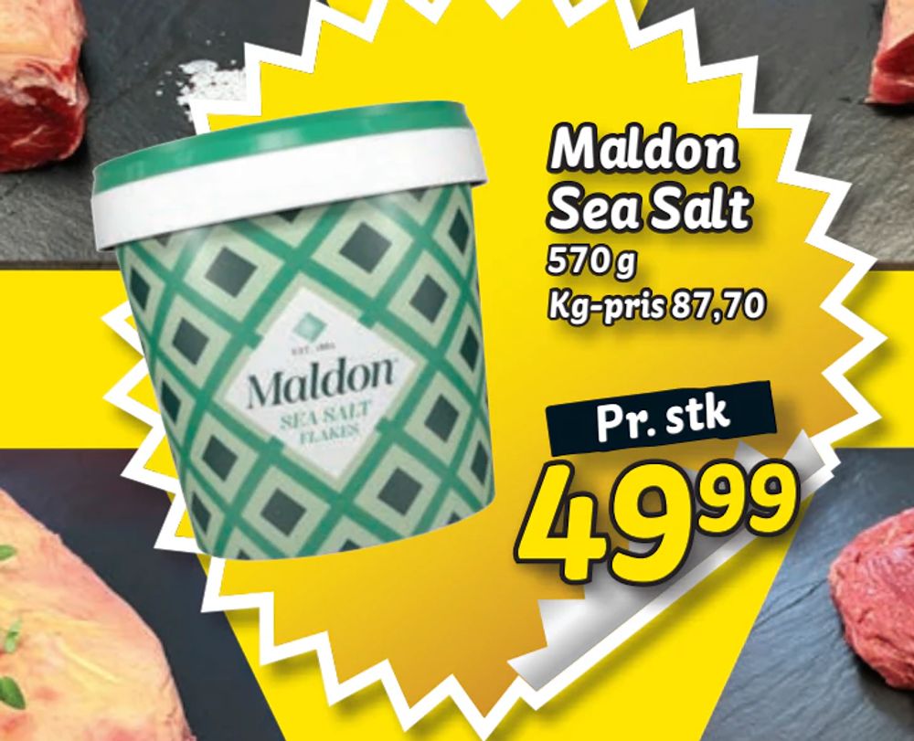 Tilbud på Maldon Sea Salt fra fakta Tyskland til 49,99 kr.