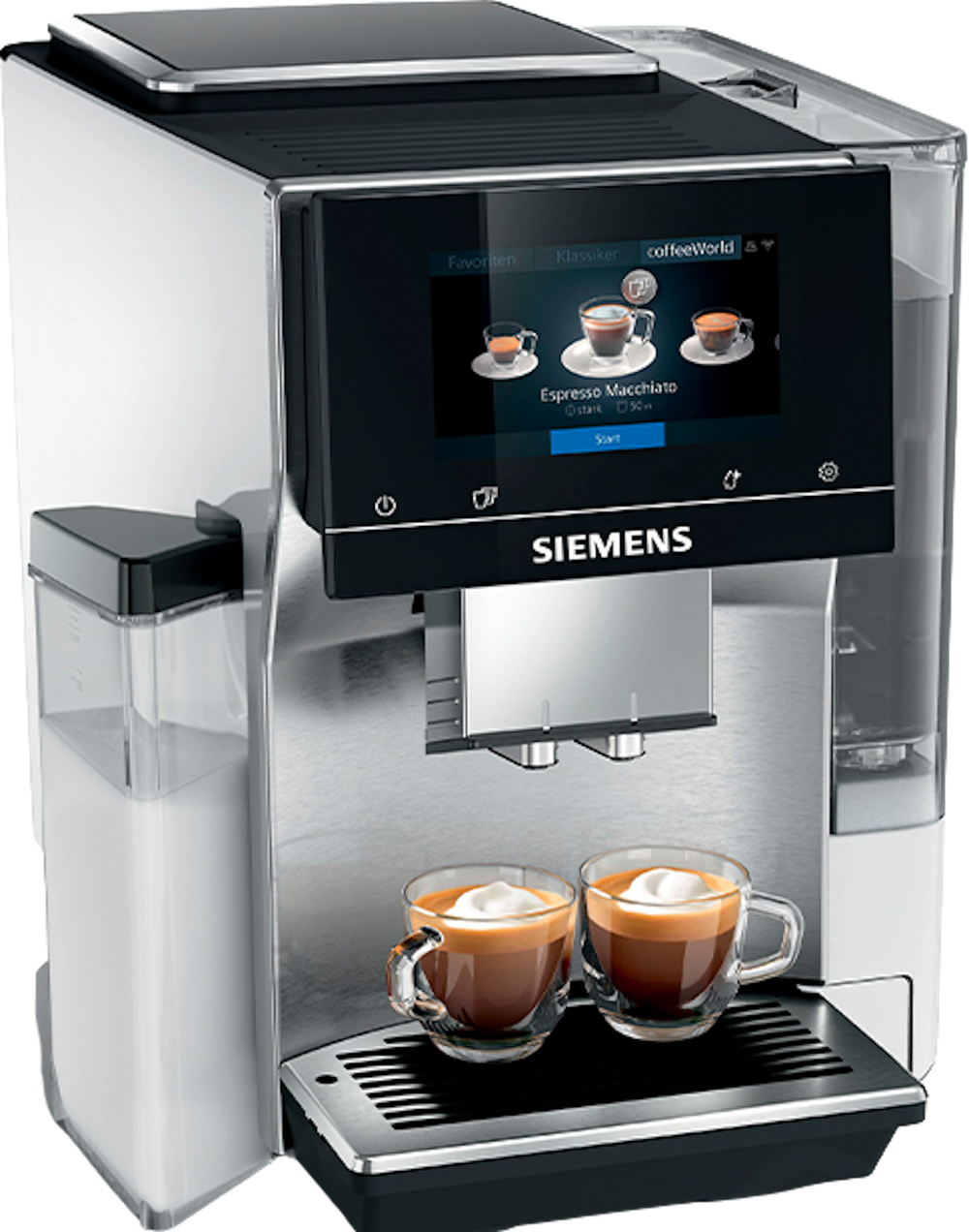 Tilbud på Siemens TQ715R03 EQ700 integral fuldautomatisk espressomaskine fra Kop & Kande til 9.999 kr.