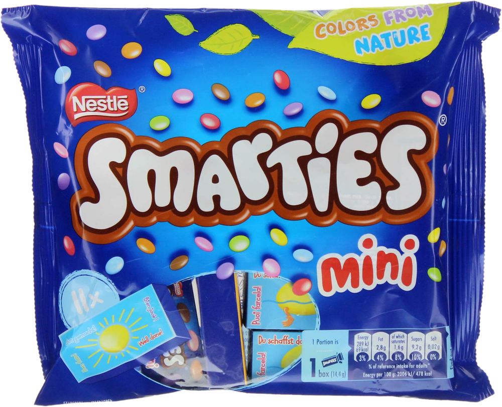 Tilbud på Smarties fra Calle til 20 kr.